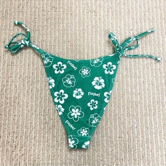 Playboy X Pacsun Floral/Hawaiian Print Bikini Set Size Small Women - Picture 6 of 11